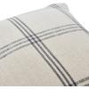 imageCreative CoOp Square Plaid Cotton Grey Pillow