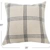 imageCreative CoOp Square Plaid Cotton Grey Pillow