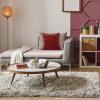 imageCreative CoOp Square Velvet Pillow Cover with Piping Burgundy
