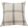 imageCreative CoOp Square Plaid Cotton Grey Pillow
