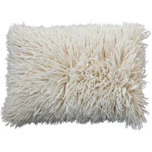 imageCreative CoOp New Zealand Wool and Cotton Lumbar Pillow White