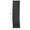imageCreative CoOp 108 Inches Stonewashed Linen Kitchen Decorations Charcoal Table Runner Gray