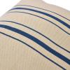 imageCreative CoOp 20quot Square Multistripe Woven Cotton Pillow Decorative Pillow Cover 20quot x 20quot Natural