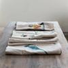 imageCreative CoOp Avian Cotton and Linen Tea Towel Set Multicolor Set of 4