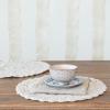 imageCreative CoOp Cotton Blend Crocheted Round Placemat Natural