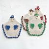 imageCreative CoOp Cotton Crocheted Chicken Pot Holder Multicolor Set of 4