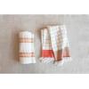 imageCreative CoOp Cotton Pattern 2 Styles Tea Towels 18quot L x 18quot W x 0quot H Multicolor