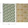 imageCreative CoOp Cotton Printed Pattern 2 Colors 2 Styles Tea Towels 28quot L x 18quot W x 0quot H Multicolor