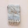 imageCreative CoOp Cotton Stripes and Fringe Set of 3 Styles Tea Towel Multi