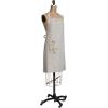 imageCreative CoOp Cotton and Linen Printed Kitchen and Dining HandEmbroidery Flower Design and French Knots Multicolor Apron Natural