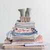 imageCreative CoOp Farmhouse Square Linen and Cotton Cocktail Napkins Set of 4 Sage