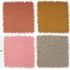 imageCreative CoOp Square Cotton Fringe Set of 4 Colors Napkin Multi
