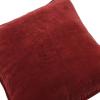 imageCreative CoOp Square Velvet Piping Burgundy Pillow