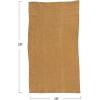 imageCreative CoOp Stonewashed Linen Decorative Dining and Kitchen Mustard Tea Towel Yellow