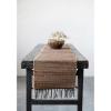 imageCreative CoOp Woven Jute and Cotton Fringe Placemat 19quot L x 13quot W x 0quot H NaturalNatural