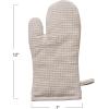 imageCreative CoOp Woven Linen and Cotton Waffle Hot Pad Mitt TerraCotta ColorCream