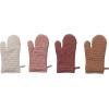 imageCreative CoOp Woven Linen and Cotton Waffle Hot Pad Mitt TerraCotta ColorCream