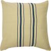 imageCreative CoOp 20quot Square Multistripe Woven Cotton Pillow Decorative Pillow Cover 20quot x 20quot Natural