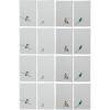 imageCreative CoOp Avian Cotton and Linen Tea Towel Set Multicolor Set of 4