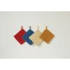 imageCreative CoOp Square Cotton Crocheted Pot Holders Set of 4 ColorsRed  Navy  White  Yellow