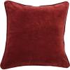 imageCreative CoOp Square Velvet Piping Burgundy Pillow