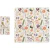 imageCreative CoOp Vegetable Print Cotton Slub Napkins with Fringe Multicolor Set of 4Vegetables