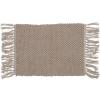 imageCreative CoOp Woven Jute and Cotton Fringe Placemat 19quot L x 13quot W x 0quot H NaturalGray