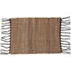 imageCreative CoOp Woven Jute and Cotton Fringe Placemat 19quot L x 13quot W x 0quot H NaturalNatural