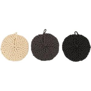 imageCreative CoOp Cotton Crocheted Pot Holder 3 Colors
