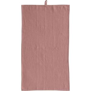 imageCreative CoOp Oversized Woven Linen and Cotton Waffle Decorative Loop for Dining and Kitchen Putty Color Tea Towel Blush