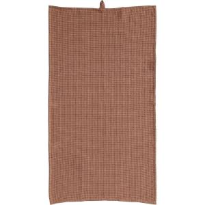 imageCreative CoOp Oversized Woven Linen and Cotton Waffle Decorative Loop for Dining and Kitchen TerraCotta Color Tea Towel Terracotta