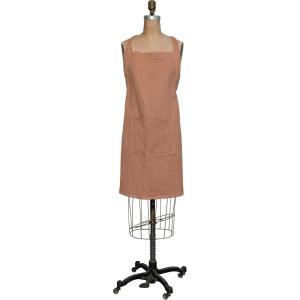 imageCreative CoOp Woven Linen and Cotton Kitchen and Dining Waffle Pocket TerraCotta Apron Terracotta