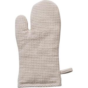 imageCreative CoOp Woven Linen and Cotton Waffle Hot Pad Mitt TerraCotta ColorCream