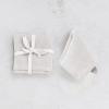 imageCreative CoOp 10 Inches Square Stonewashed Linen Cocktail Party and Kitchen Use Ivory Color Set of 4 Napkin