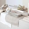 imageCreative CoOp 108 Inches Stonewashed Linen Kitchen Decorations Natural Table Runner