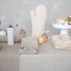 imageCreative CoOp 18 Inches Square Stonewashed Linen Dinner Kitchen Use Ivory Color Set of 4 Napkin