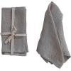 imageCreative CoOp 18 Inches Square Stonewashed Linen Dinner Kitchen Use Natural Color Set of 4 Napkin