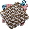 imageCreative CoOp 8 Inches Square Woven Cotton Crocheted Cooking Multicolor Set of 3 Pot Holders
