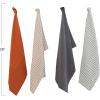 imageCreative CoOp Cotton Set of 4 Colors Tea Towels 28quot L x 18quot W x 0quot H Multicolor