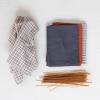 imageCreative CoOp Cotton Set of 4 Colors Tea Towels 28quot L x 18quot W x 0quot H Multicolor