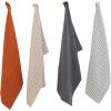 imageCreative CoOp Cotton Set of 4 Colors Tea Towels 28quot L x 18quot W x 0quot H Multicolor
