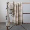imageCreative CoOp Creative CoOp Cotton Double Cloth Tablecloth Cream and Olive