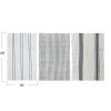 imageCreative CoOp Eclectic Cotton Slub Weave Tea Towels White and Black Set of 3