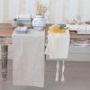 imageCreative CoOp Floral Embroidery Cotton Table Runner Natural