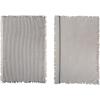 imageCreative CoOp Large Woven Cotton Stripes and Fringe Design for Kitchen Natural and Black Set of 2 Tea Towel