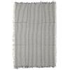 imageCreative CoOp Large Woven Cotton Stripes and Fringe Design for Kitchen Natural and Black Set of 2 Tea Towel
