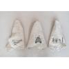 imageCreative CoOp Linen and Cotton Slub Embroidered Set of 3 Tea Towels 27quot L x 20quot W x 0quot H Cream