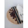 imageCreative CoOp Linen and Cotton Slub Embroidered Set of 3 Tea Towels 27quot L x 20quot W x 0quot H Cream