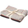 imageCreative CoOp Cotton Set of 4 Colors Tea Towels 28quot L x 18quot W x 0quot H Multicolor