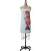 imageCreative CoOp Linen Pocket and Fish Design Natural and Orange Apron OneSize Multi